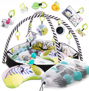 Vzdelávacia rohož s loptičkami Kinderkraft Playpen