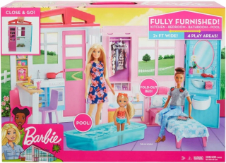 MATTEL Chatka pre Barbie Útulná chatka