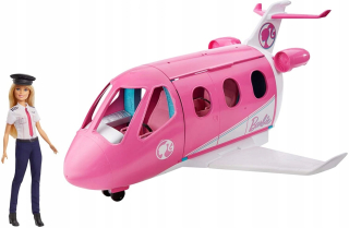 Mattel Barbie Pilot Doll + GJB33 3+ lietadlá