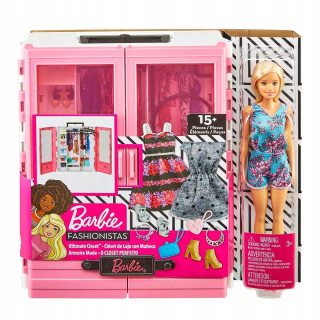 Bábika MATTEL Barbie Šatník na oblečenie