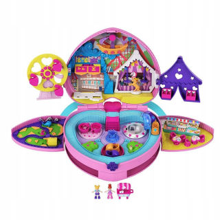 Mattel Polly Poket batoh skladacieho parku zábavný park