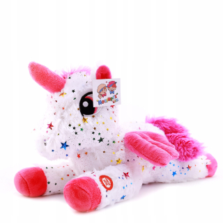 Unicorn Mascot 35 cm, plyšový zvuk