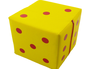 Mega Gaming Cube- Pouf 50x50x50 cm- eko-kola