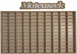 Mega Poličky pre pramene 120 ks Raw + meno/ logo