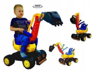 Mega veľký rýpadlo xxl poľský produkt otočí 360 stupňov.