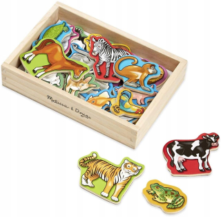 Melissa a Doug magnety s drevenými zvieratami