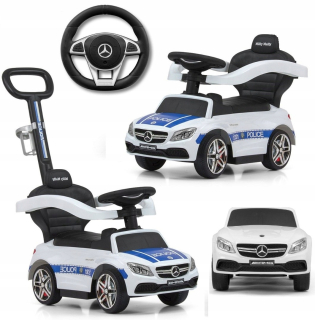 Mercedes 4in1 Ride Puser Auto Police Gift