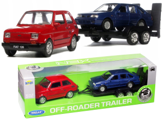Kovové autá Polonaise caro fiat 126p odlev batoľa