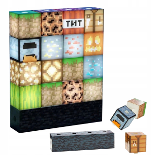 Minecraft Blocks DIY nočná lampa pre deti