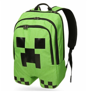 Batoh Minecraft Creeper School z amerického originálu