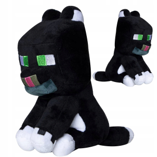 Minecraft Plyšový maskot čierny mačkový plyš
