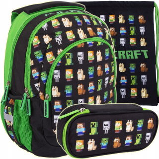 Batoh Minecraft Set School School Bag Original