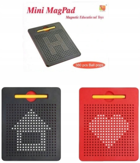 MINI MAG PAD MAGNETICKÁ doska 380 ks čierne