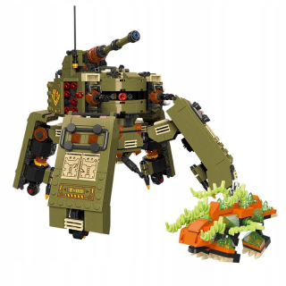 Vojenská séria Tarantula Tank Model tehly Power