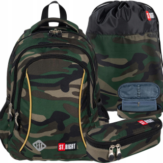 Camo St.Right Tactical Military School Batoh