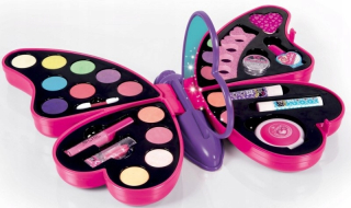 Motýľové make -up kazetové nechty Clementoni