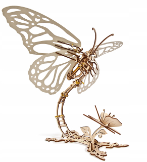 Butterfly Ugears Model Model Model Puzzle 3D Wood