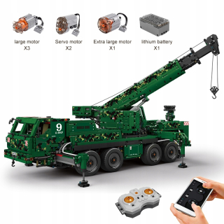 Technická pleseň King 5539pcs Armored Recovery Crane