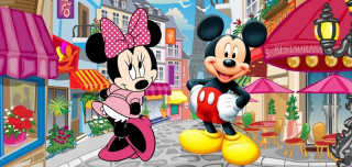 Mickey Mouse and Friends 200x95 Flizelina 255GR
