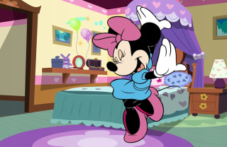 Myš Minnie 200x130 cm