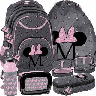 Mouse Minnie Backpack School Sets 5in1 Girls