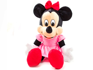 Mouse Cuddly Pink Bow Mascot 125 cm