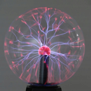Kúzelný elektrostatický guľôčkový červený kryštál
