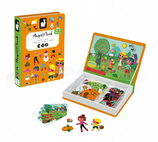 Magnetická puzzle 4 sezóny magnetibook kruh
