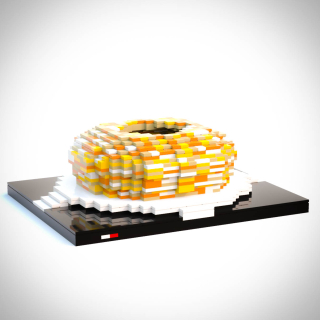 Mock -up Stadium s mikro blokmi ako architektúra