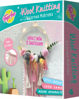 Makrama - Dream Catcher so svetlom