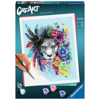 Maľba Creatch Lew Boho