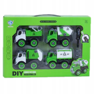 Malý DIY skrutkovač do auta recyklácia 4 ks
