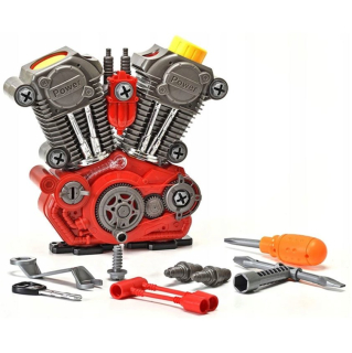 Malý mechanický motor na skrútenie a štart