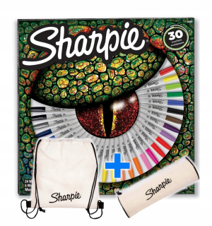 Marker Permanent Sharpie / 30 Colors / Eye Lizard