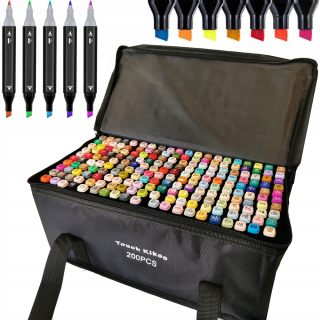 Touch Kikoo Markers Double -Dounded 200 PCS