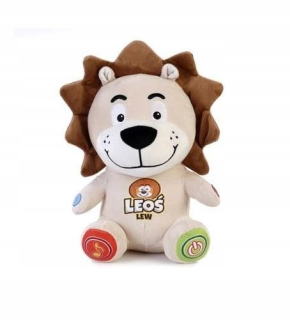 Leo-edu leoś maskot béžová