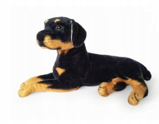Plyšový maskot Rottweiler Dog leží 47
