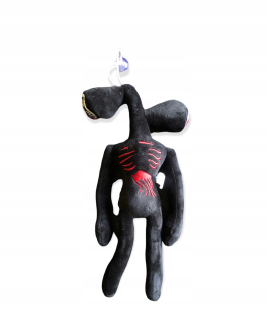 Maskot siréna hlava 35 cm sirenhead čierne anime