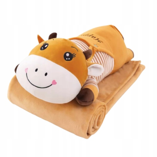 Maskot s 2 v 1 prikrývke vypchaté