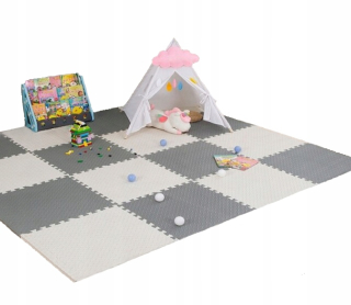 Vzdelávacia penová rohož Puzzle 16ks 120x120 i167