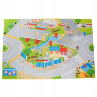 MATA Stavba s automobilmi 120x80 cm