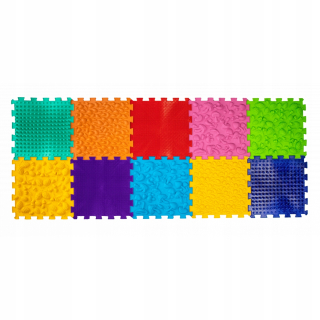 Orthopedická podložka z zmesi Mix Puzzle urobila 10 el