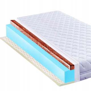 Matrac 90x190 latexový kokos pre alergie H1 H3 20 cm