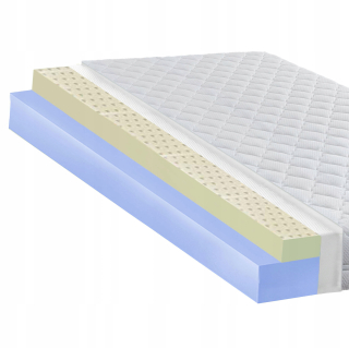 Pena matrace 130x160 anti -allergická latex 16 cm