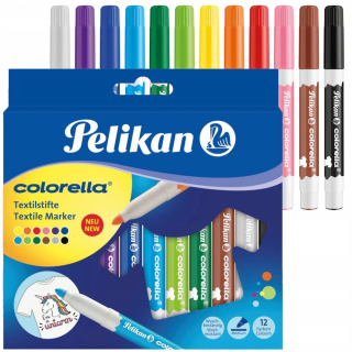 Fixky, fixky, fixky na látky, 12ks PELIKAN