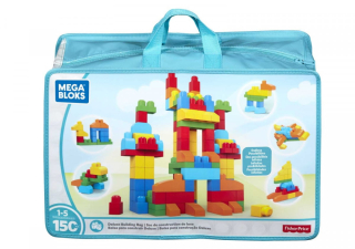 Mega Bloks blokuje 150 prvkov Deluxe Bag