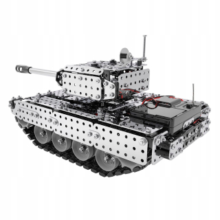 Kovové stavebné bloky Tank RC Car Brick Hray