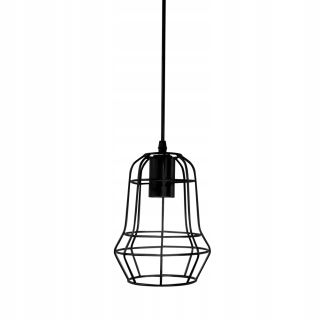 Kovový stropný lampa v lustre v dedine