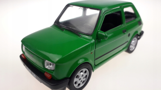 Welly Metal Model 1:27 Fiat 126p - zelená