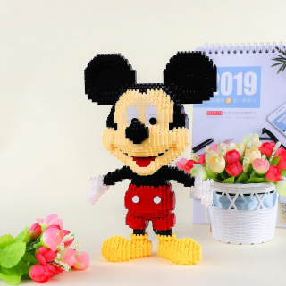 Mickey Mouse Diamond Blocks Model Mini 3D